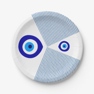 "Evil Eye" Paper Plate