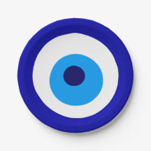"Evil Eye" Paper Plate