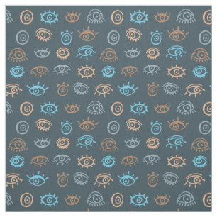Evil Eye Pattern  Fabric