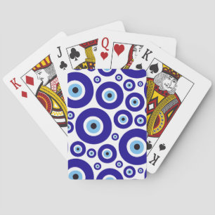 Evil Eye Pattern, Greek Eye, Turkish Eye, Nazar Playing Cards