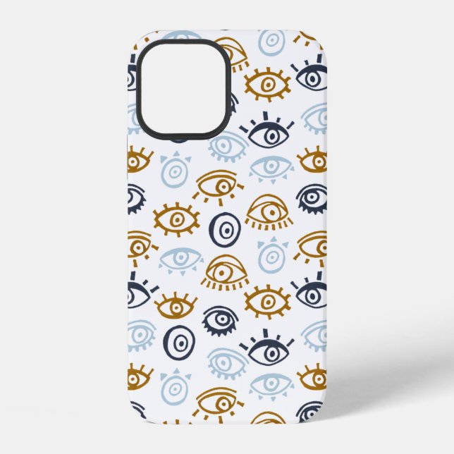 Evil Eye Pattern  iPhone Case (Back)