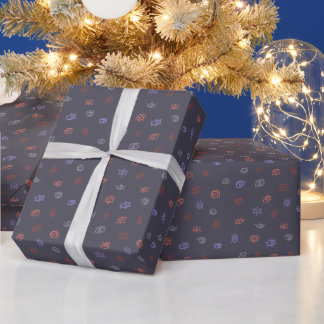 Evil Eye Pattern Wrapping Paper