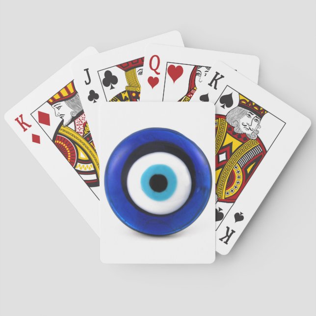evil eye playing cards (Back)