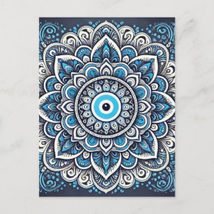 Evil eye postcard