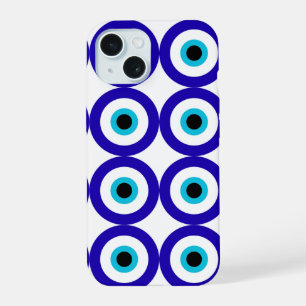 Evil Eye Protection All-Over Pattern iPhone 15 Case