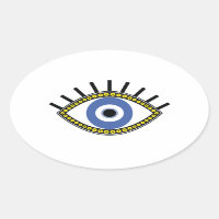Evil eye protection ethnic talisman symbol