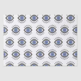 Evil eye protection , greek blue eye tissue paper