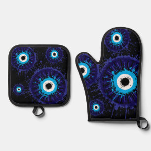 Evil Eye Protection iPhone / iPad case Oven Mitt & Pot Holder Set