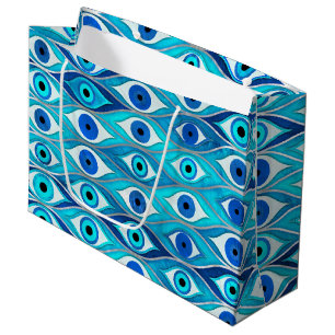 Evil Eye protection pattern Large Gift Bag