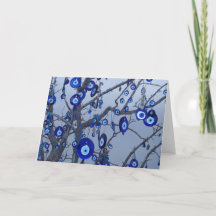 Evil Eye Protection Tree Pagan Wiccan Greeting