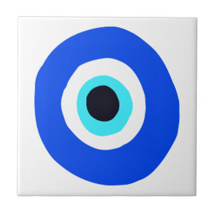 Evil Eye  Protector Lucky Talisman Greek Symbolic Tile