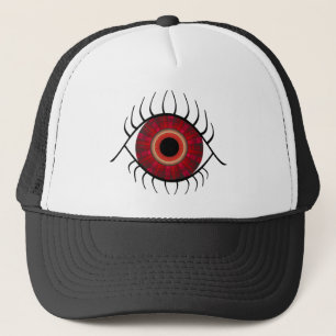 Evil Eye Red Trucker Hat