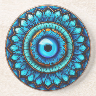 Evil Eye Sandstone Coaster
