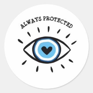 Evil Eye Spiritual Aesthetic Esoteric Mystical Classic Round Sticker