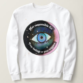 evil eye sweatshirt, moon sweatshirt