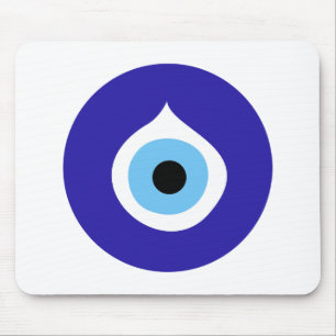 evil eye symbol ancient nazar fatima talisman char mouse mat