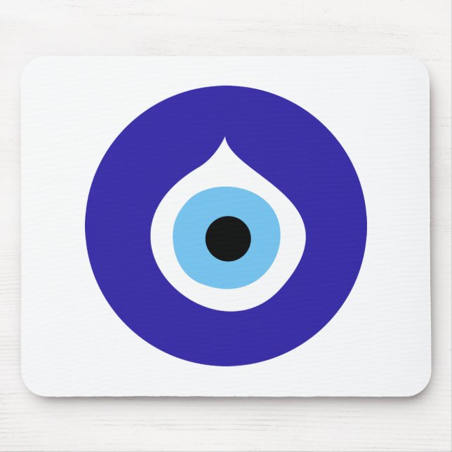 evil eye symbol ancient nazar fatima talisman char mouse mat (Front)