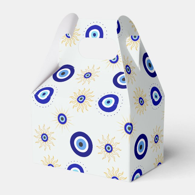 Evil Eye Symbol Favour Box (Front Side)