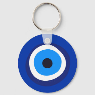 evil eye symbol greek turkish arab talisman key ring