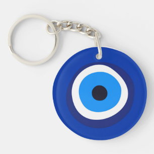 evil eye symbol greek turkish arab talisman key ring