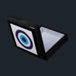 Evil Eye symbol jewellery keepsake gift box<br><div class="desc">Evil Eye symbol jewellery keepsake gift box. Discover the power of the Blue Mati. Greek / Turkey symbol for protection and luck.</div>