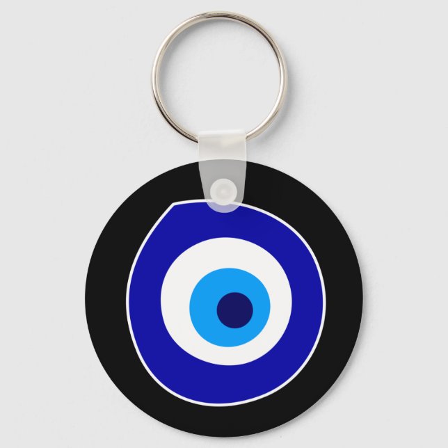 Evil eye symbol key ring (Front)