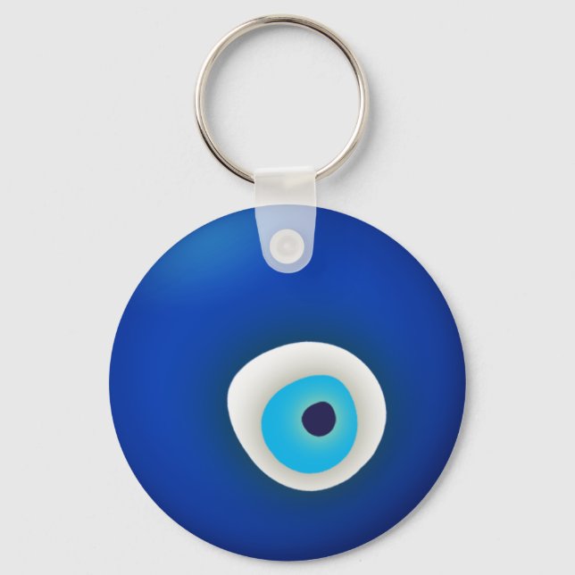 Evil Eye, Symbol of Protection Key Ring (Front)