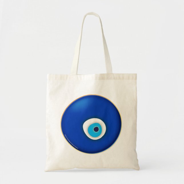 Evil Eye, Symbol of Protection Tote Bag (Front)