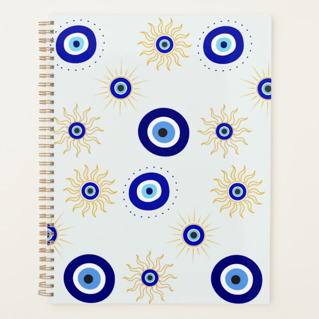 Evil Eye Symbol Planner (Front)