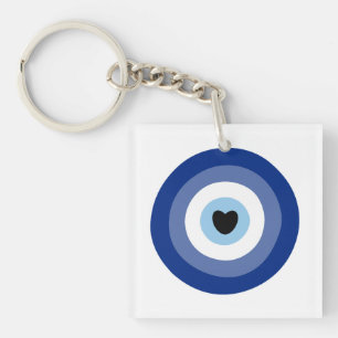 Evil Eye Symbol Protection Key Ring