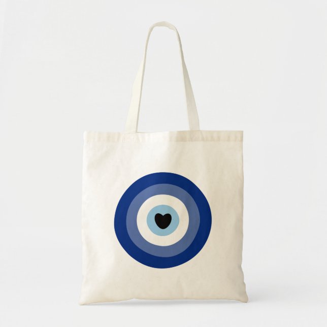 Evil Eye Symbol Protection Tote Bag (Front)