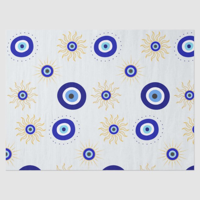 Evil Eye Symbol Tissue Paper (Front)