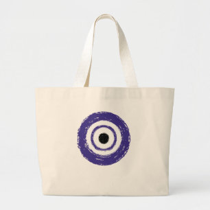 Evil Eye t-shirt Large Tote Bag