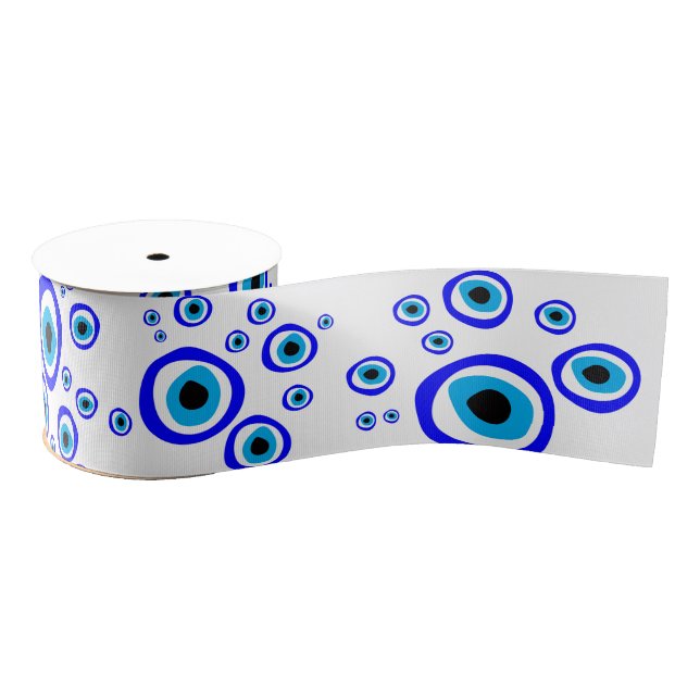 Evil Eye Talisman & Arabic Amulet Greek /Turkish S Grosgrain Ribbon (Spool)