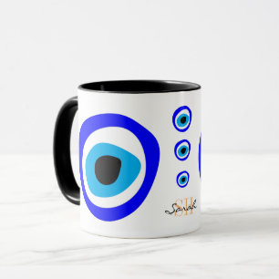 Evil Eye Talisman & Arabic Amulet /Turkish, Greek  Mug