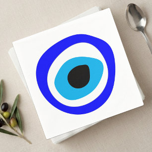 Evil Eye Talisman & Arabic Amulet /Turkish, Greek Napkin