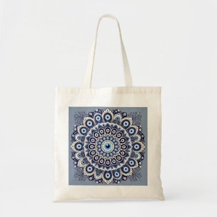 Evil eye tote bag