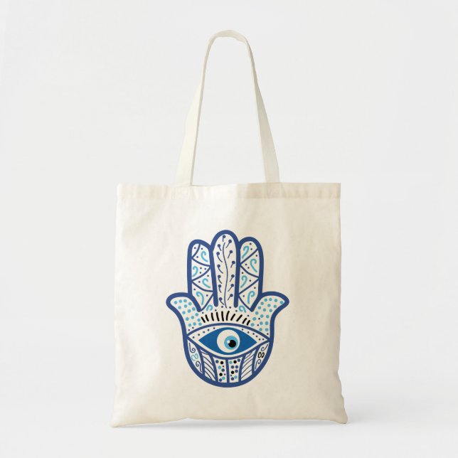 Evil Eye tote bag, affordable stylish bag Gift  (Front)