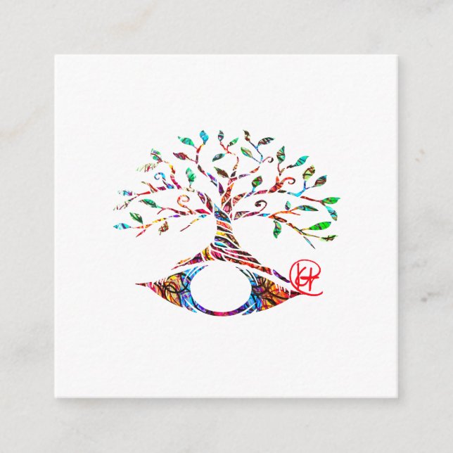 Evil Eye Tree of Life Graffiti Art Cards  (Front)