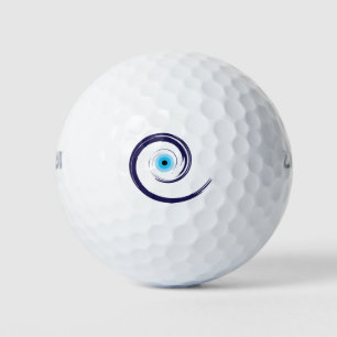 Evil EyeEvil Eye Artistic Blue Greek Golf Balls