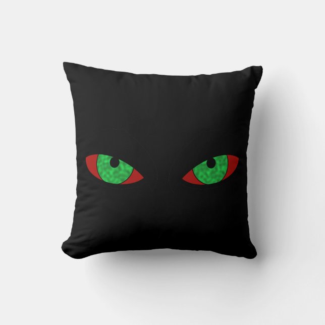 Evil Eyes American Mojo Pillow (Front)