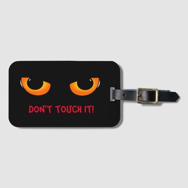 Evil eyes luggage tag (Front Horizontal)