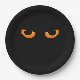 Evil eyes paper plate