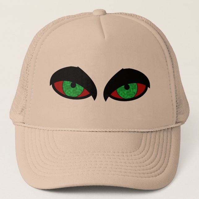 Evil Eyes Trucker Hat (Front)