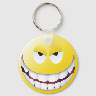 Evil Face Key Ring