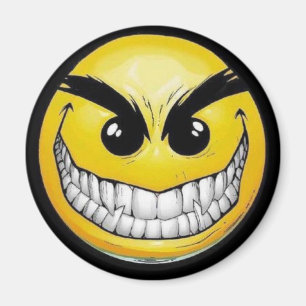Evil face magnet