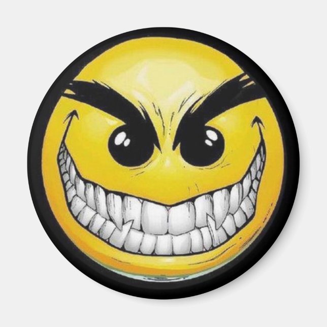 Evil face magnet (Front)