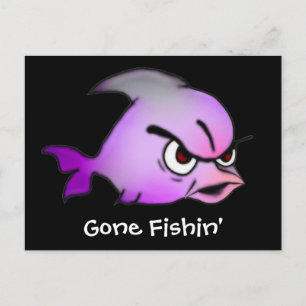 Evil Fish Postcard