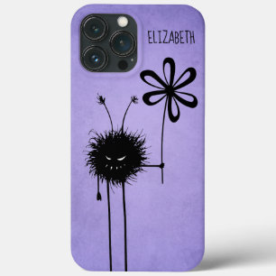 Evil Flower Bug Funny Purple Goth Name iPhone 13 Pro Max Case