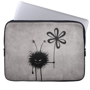 Evil Flower Bug Vintage 13in Laptop Sleeve